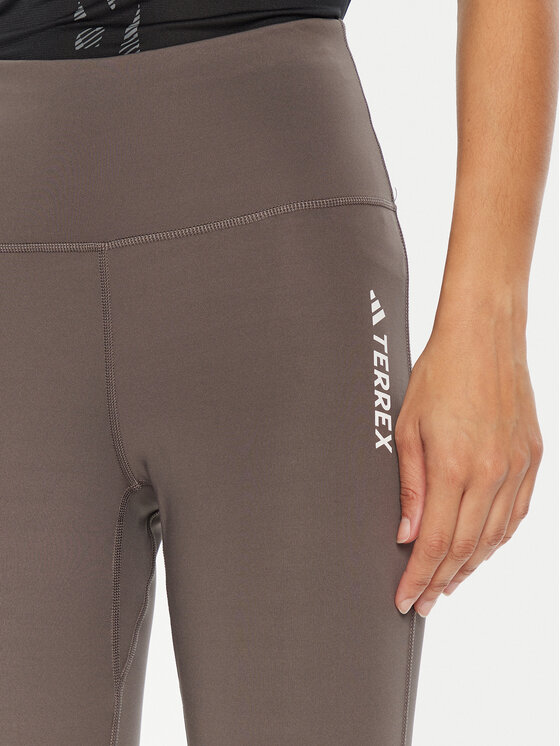adidas adidas Легінси Terrex Multi IP6883 Коричневий Slim Fit