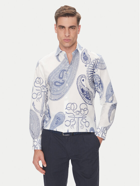 Baldessarini Baldessarini Hemd B3 56017.3719 Weiß Regular Fit