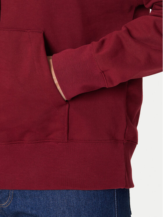 Calvin Klein Calvin Klein Mikina LV14LD225G Bordó Regular Fit