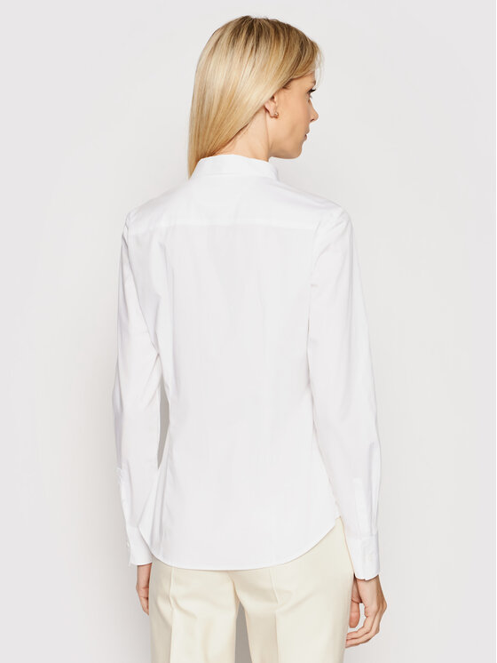 Marc O'Polo Marc O'Polo Camicia B01 1457 42563 Bianco Slim Fit