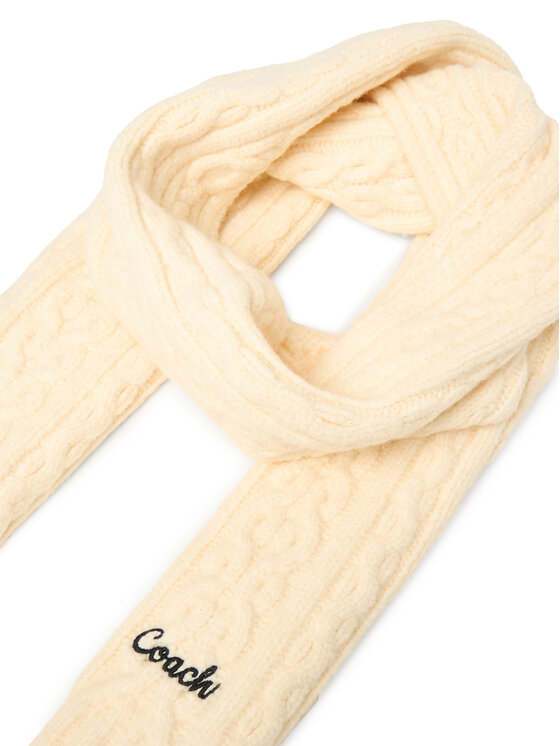 Coach Coach Schal CCL89 Écru