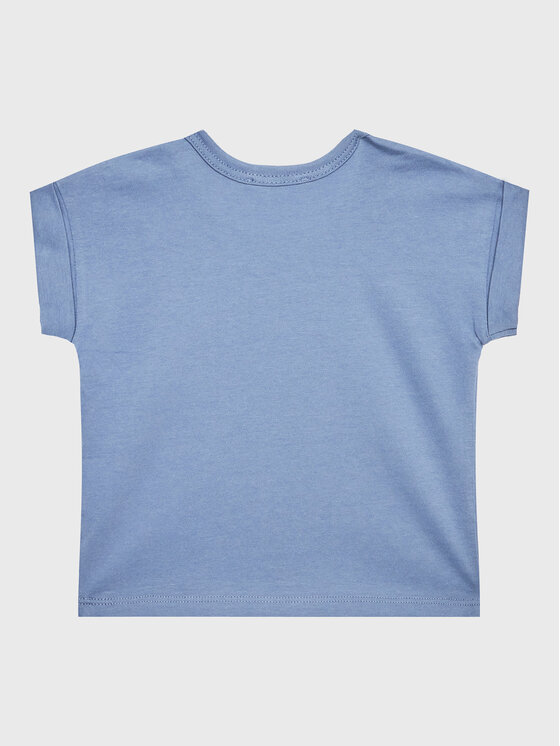 United Colors Of Benetton United Colors Of Benetton Majica 3096A102A Modra Regular Fit