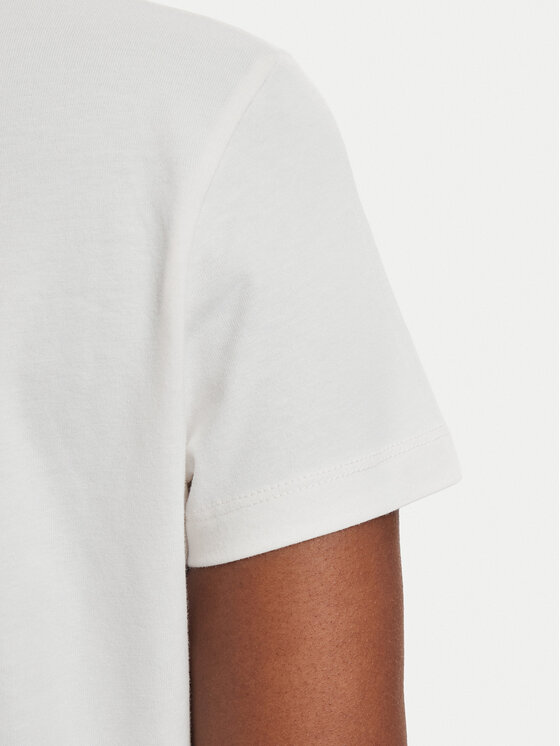 Tommy Jeans Tommy Jeans T-Shirt Flag DW0DW22818 Weiß Regular Fit