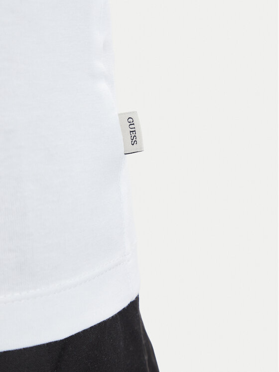 Guess Jeans Guess Jeans топ W6YP20 K4202 Бял Slim Fit