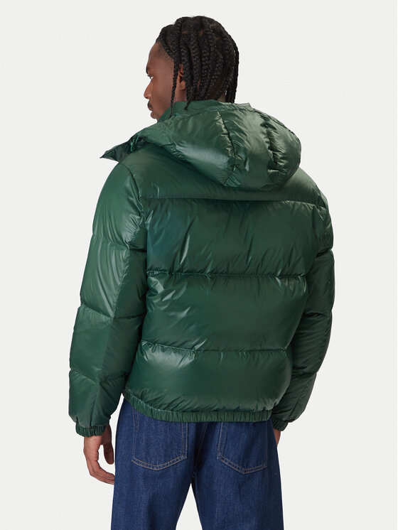 Lacoste Lacoste Пухено яке BH5096 Зелен Regular Fit