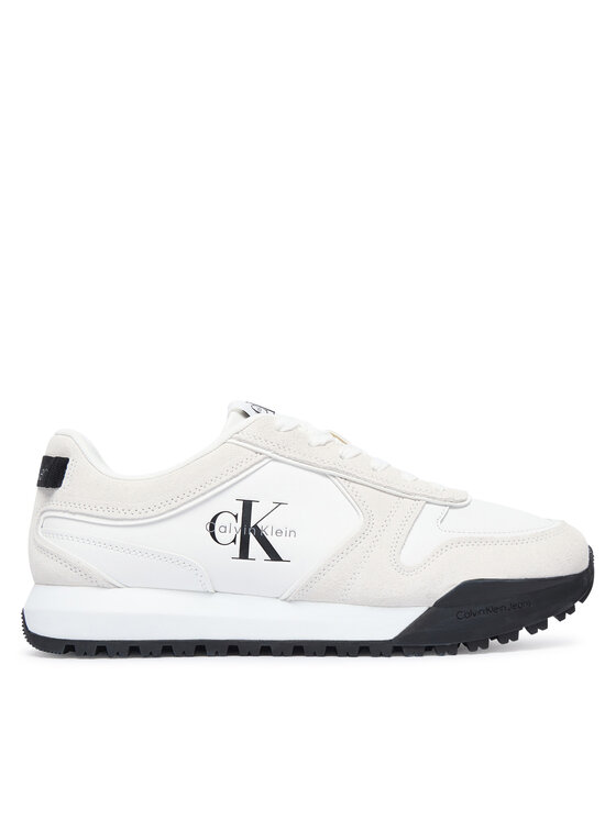 Calvin Klein Calvin Klein Сникърси Toothy Runner Irregular Lines YM0YM01461 Кремав