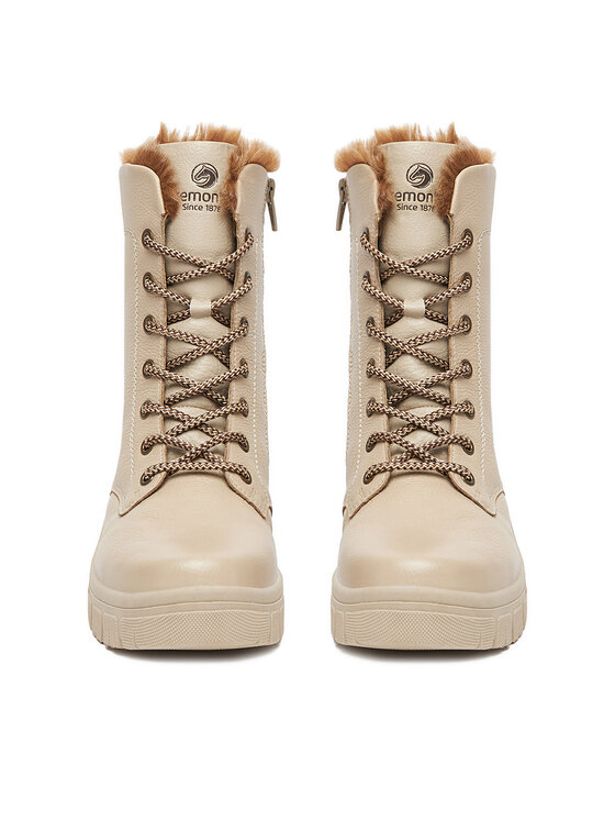 Remonte Remonte Schnürschuhe CEO-D0E72-60 Beige