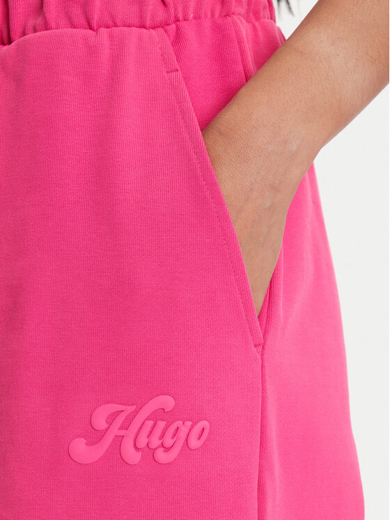 HUGO HUGO Долнище анцуг Nasuede_4 50541179 Розов Relaxed Fit