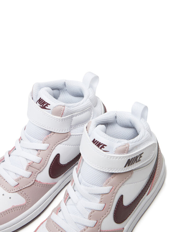 Nike Nike Tenisice Court Borough Mid 2 (PSV) CD7783 118 Bijela