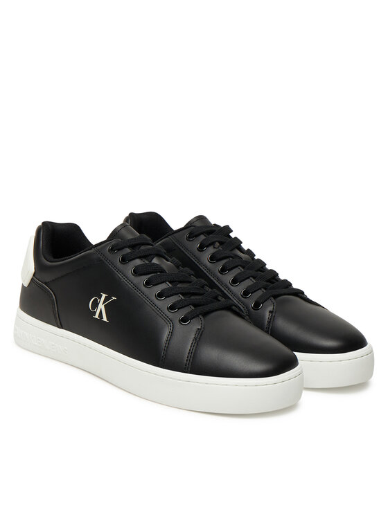 Calvin Klein Jeans Calvin Klein Jeans Sneakersy Classic Cupsole Ru Patch Lth YM0YM01297 Černá