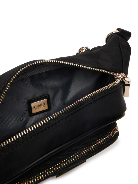Guess Guess Torbica za okrog pasu﻿ Follie TWNN96 76080 Črna