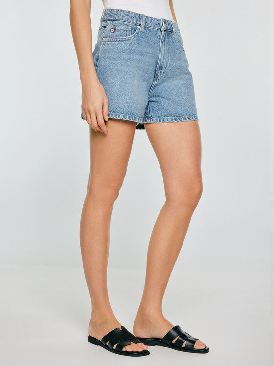 BIG STAR BIG STAR Szorty jeansowe AUTHENTIC GIRL Niebieski Wide Fit