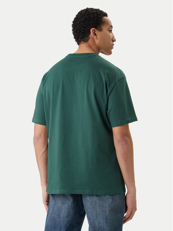 Quiksilver Quiksilver Póló Dna Clicker EQYZT08207 Zöld Regular Fit