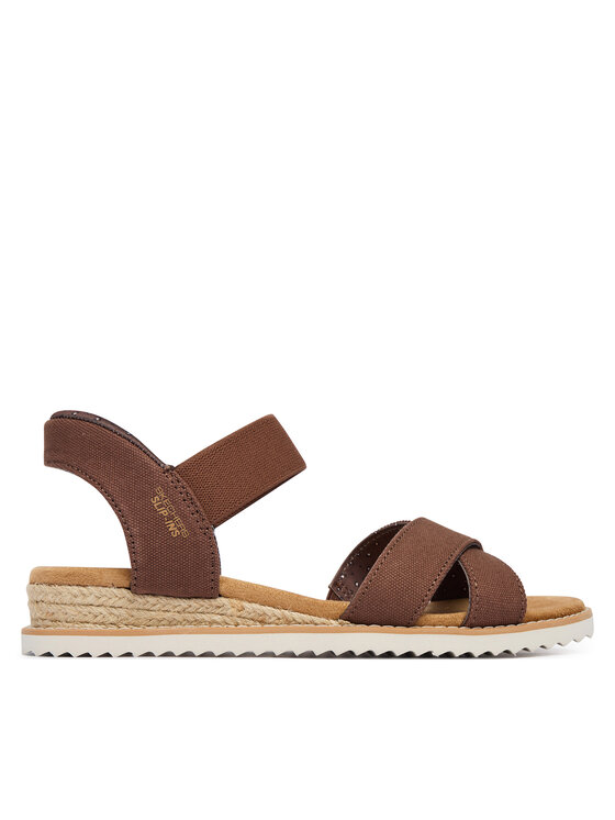 Skechers Sandale BOBS Desert Kiss - Golden Lily 114418/CHOC Maro