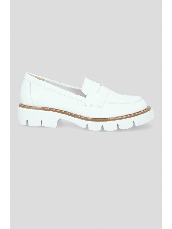 Lancerto Lancerto Loafersy Gilda BT106125000001 Biały
