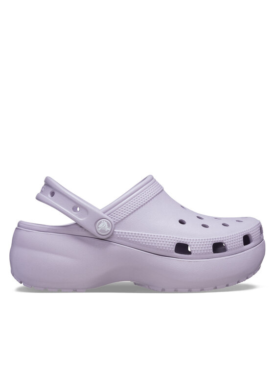 Crocs Natikači Classic Platform Clog W 206750 Siva