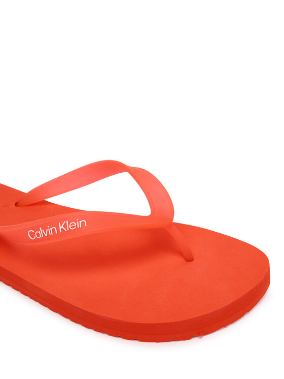 Calvin Klein Calvin Klein Zehentrenner Logo Strap HM0HM02105 Orange