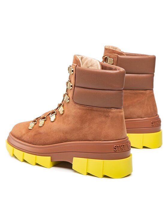 Stuart Weitzman Stuart Weitzman Trapery Noho Hiker Bootie SC739 Brązowy