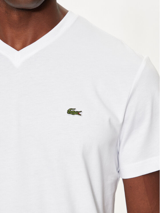 Lacoste Lacoste Majica TH5077 Bela Regular Fit