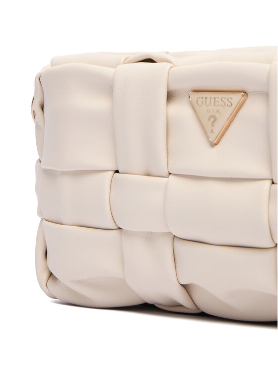 Guess Guess Дамска чанта Marion Mini HWWG80 72720 Екрю