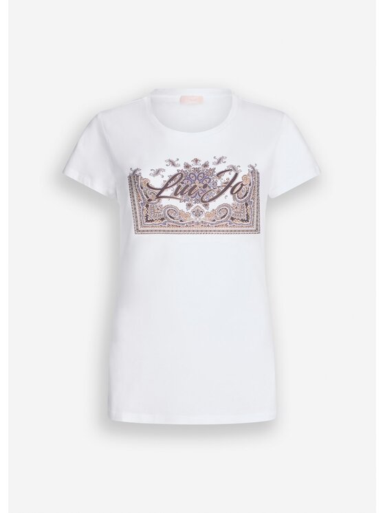 Liu Jo Liu Jo T-shirt MF5456JS923P9172 Bianco Regular Fit