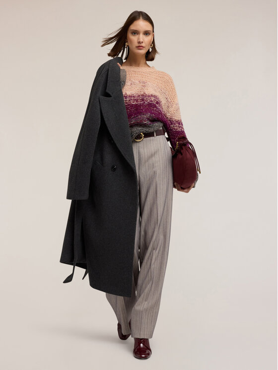 Motivi Motivi Maglione M012W003685N0R2 Bordeaux Regular Fit