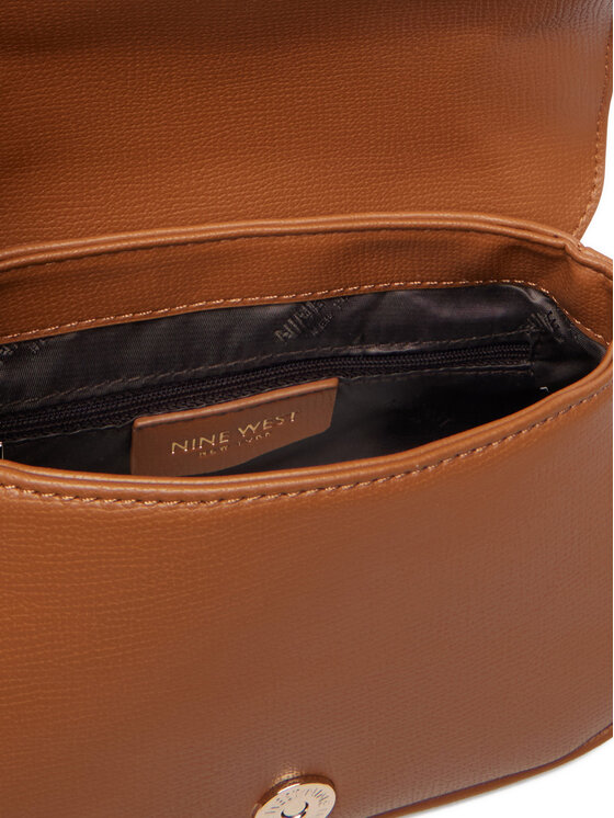 Nine West Nine West Дамска чанта CEO-SILK LINE-KY500 Кафяв