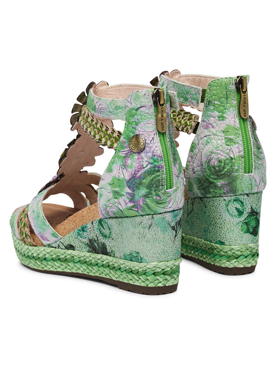 Laura Vita Laura Vita Босоніжки Facyo 72 Зелений