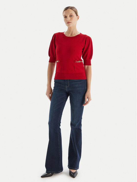 Fracomina Fracomina Jeans hlače FP25WVA012D46093 Mornarsko modra Bootcut Fit