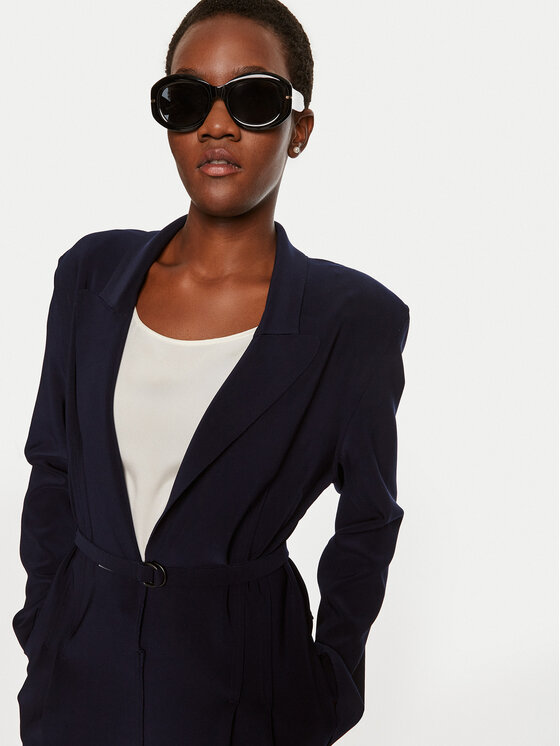 NORMA KAMALI NORMA KAMALI Salopetă KK224JPLE13951 Bleumarin Relaxed Fit