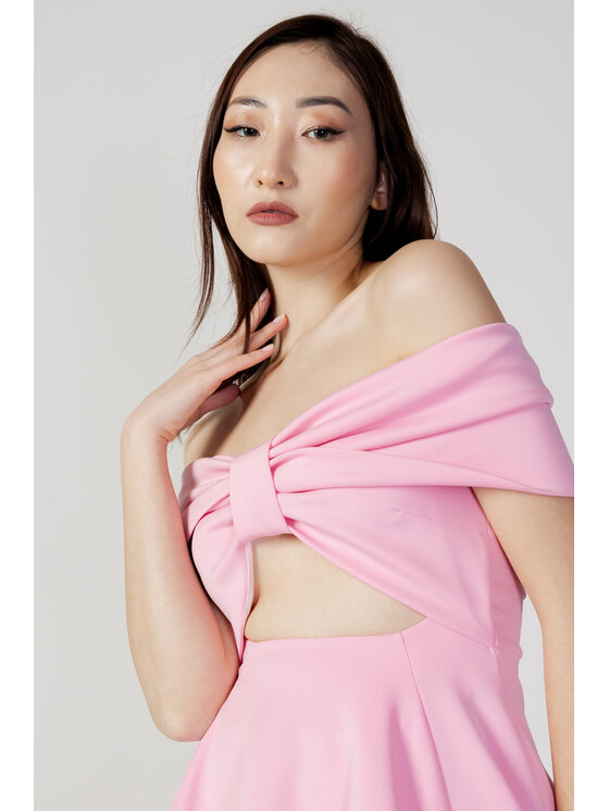 Aniye By Aniye By Abito da cocktail RIBBON DRESS SIENNA Rosa Rib Fit