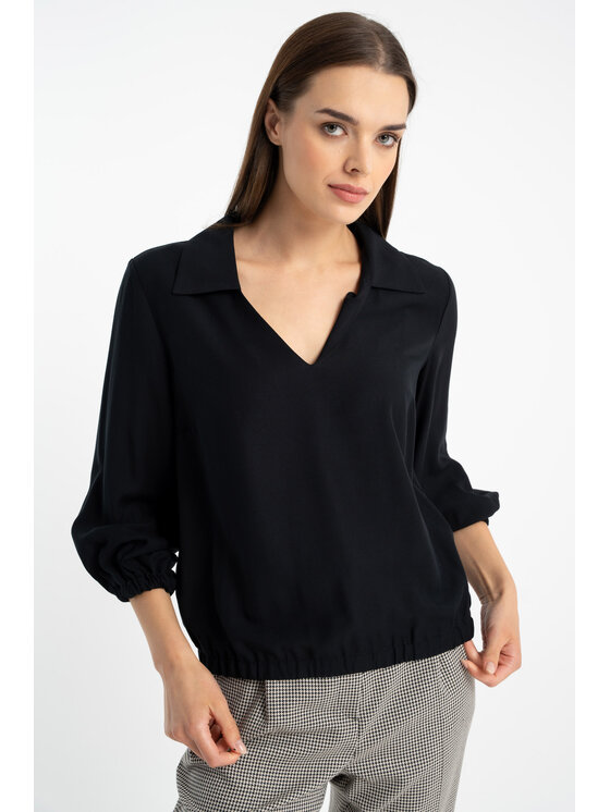 CLICK CLICK Μπλουζάκι 10-6926 Μαύρο Regular Fit