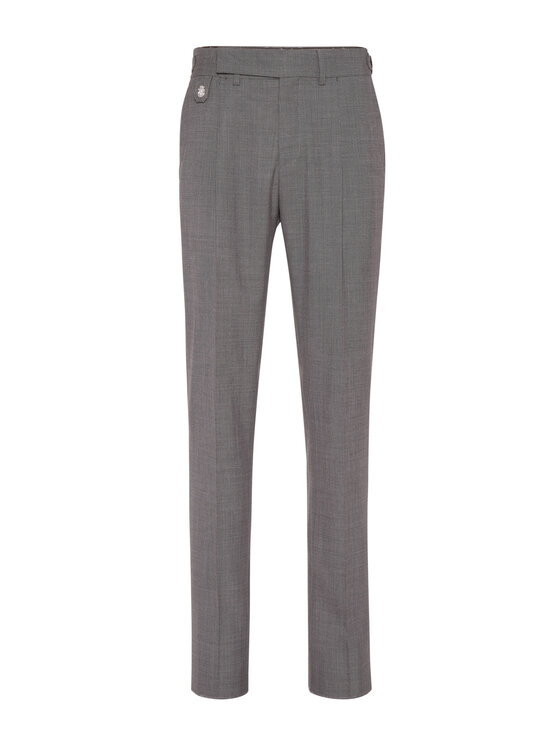 Billionaire Billionaire Chinosy 14967 Szary Chino Fit