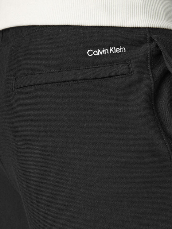 Calvin Klein Jeans Calvin Klein Jeans Pantaloni scurți sport Terry LV04RF275G Negru Regular Fit