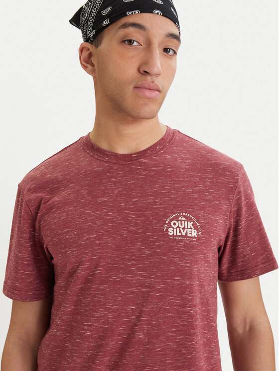Quiksilver Quiksilver Tricou EQYKT04416 Vișiniu Regular Fit
