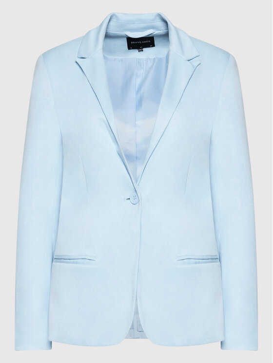Brave Soul Brave Soul Sakko LJK-TIFFANY Himmelblau Regular Fit