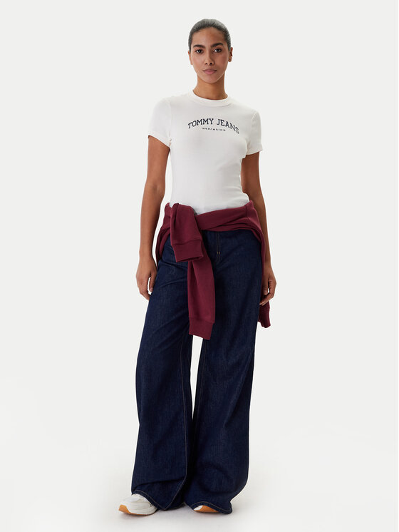 Tommy Jeans Tommy Jeans Tričko DW0DW22302 Biela