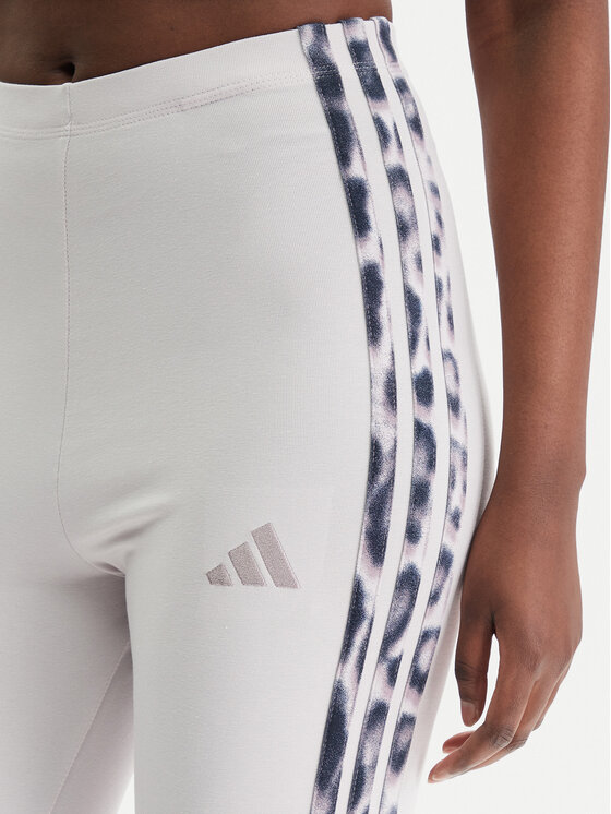 adidas adidas Legíny Seasonal Essentials Leopard Print KC3883 Fialová Slim Fit