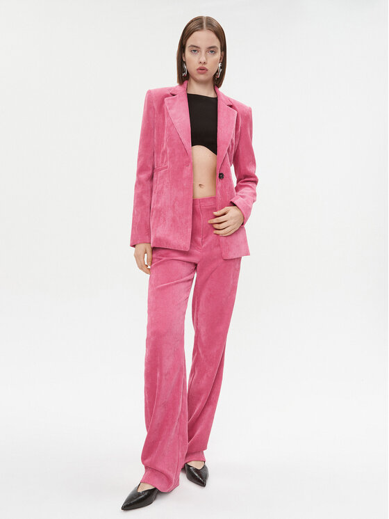 Patrizia Pepe Patrizia Pepe Παντελόνι υφασμάτινο 2P1542/A184-M471 Ροζ Regular Fit