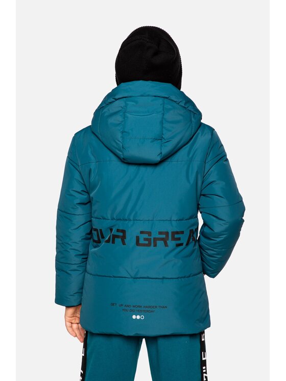 Lemon Explore Lemon Explore Kurtka zimowa ZL3152102OJB-013 Turkusowy Regular Fit