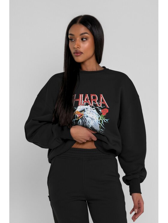 Chiara Wear Chiara Wear Bluza OVERSIZE Czarny Oversize