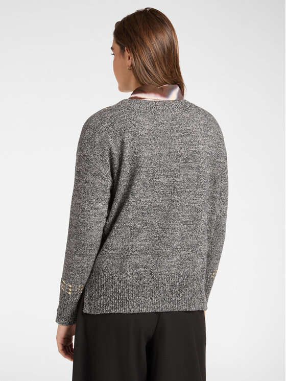 Elena Mirò Elena Mirò Maglione M459Z000590N0S2 Grigio Boxy Fit