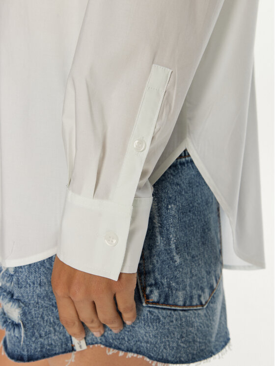 Calvin Klein Jeans Calvin Klein Jeans Cămașă J20J224436 Alb Relaxed Fit