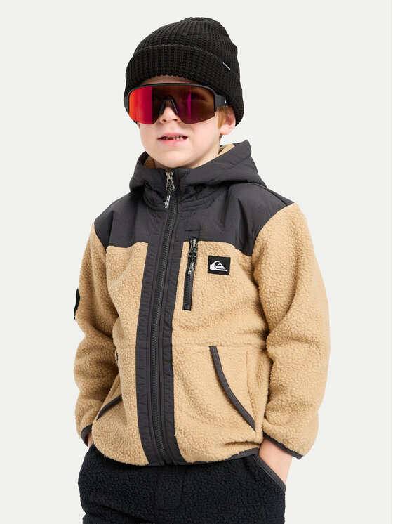 Quiksilver Quiksilver Geacă Back To S School EQKPF03012 Bej Relaxed Fit
