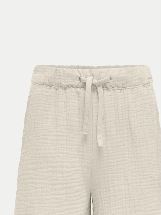 Kids ONLY Kids ONLY Šortky z materiálu Thyra 15293680 Béžová Regular Fit