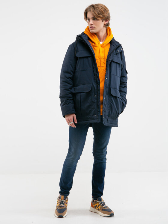 BIG STAR BIG STAR Jeansy DERIC_579_190 Granatowy Skinny Fit