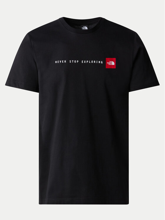 The North Face The North Face T-Shirt Never Stop NF0A87NS Czarny Regular Fit