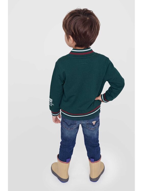 Guess Kids Guess Kids Kurtka przejściowa 184856 Zielony Classic Fit