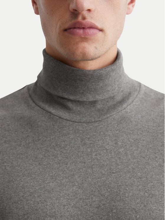 Marc O'Polo Marc O'Polo Krekls ar augstu apkakli M29 2202 52100 Pelēks Slim Fit