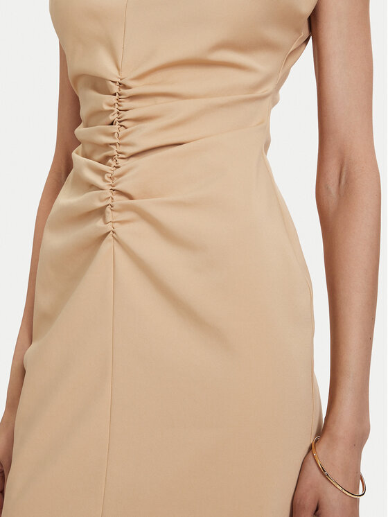 ACCESS FASHION ACCESS FASHION Kokteiļkleita 63-3409-162 Bēšs Regular Fit